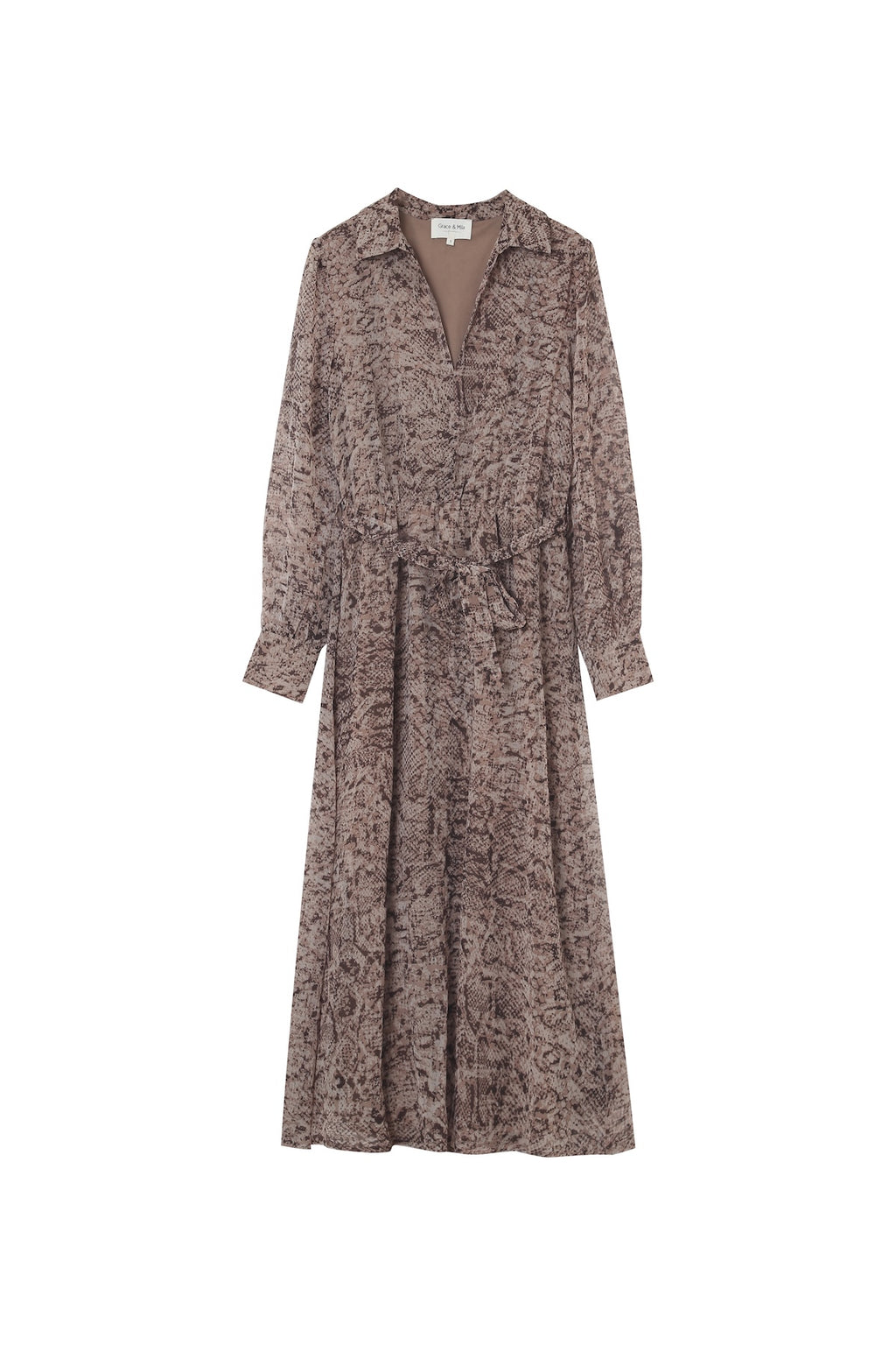 Vestido largo Lorette - Beige