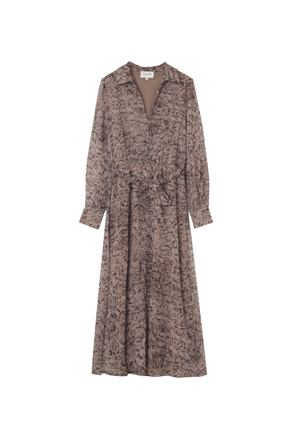 Vestido largo Lorette - Beige