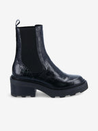 Mike Chelsea W - Print Croco - Black