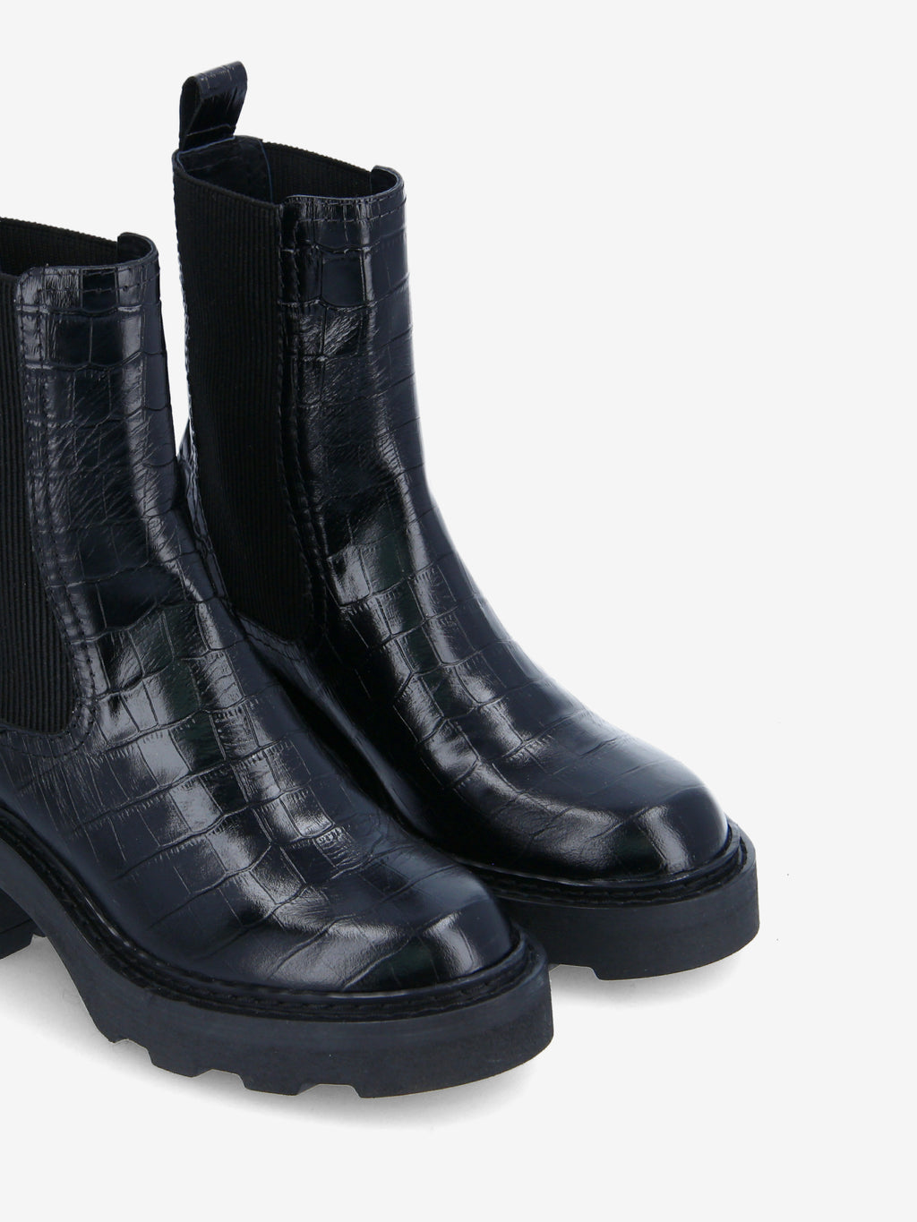 Mike Chelsea W - Print Croco - Black