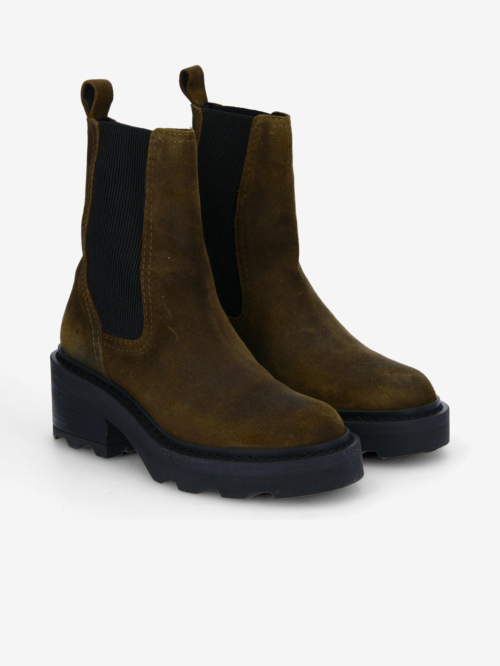 Mike Chelsea W - Oil Suede - Olive