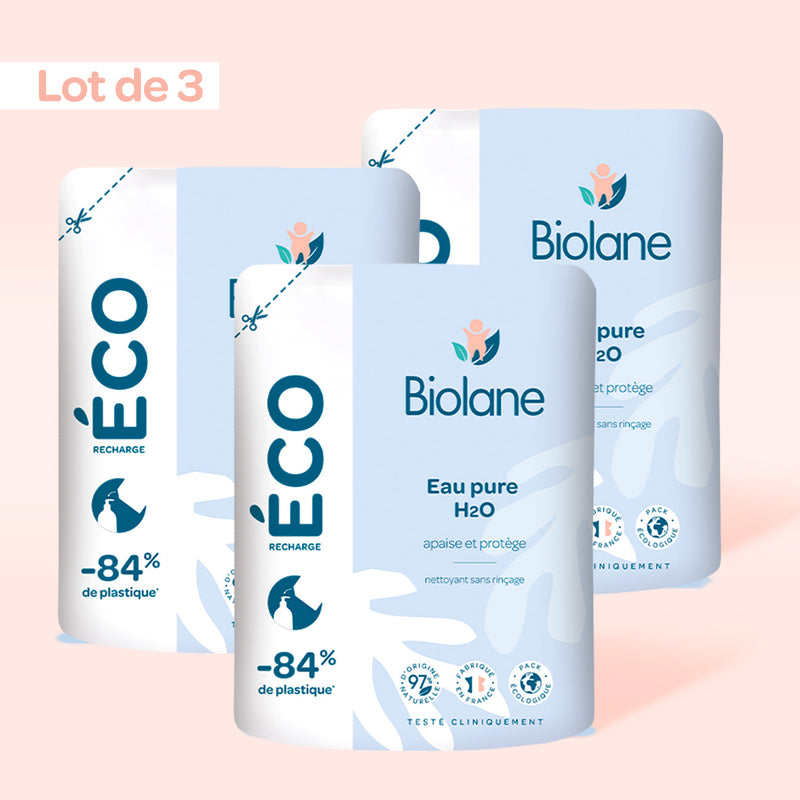 Lote 3X Agua Pura Eco-Refill