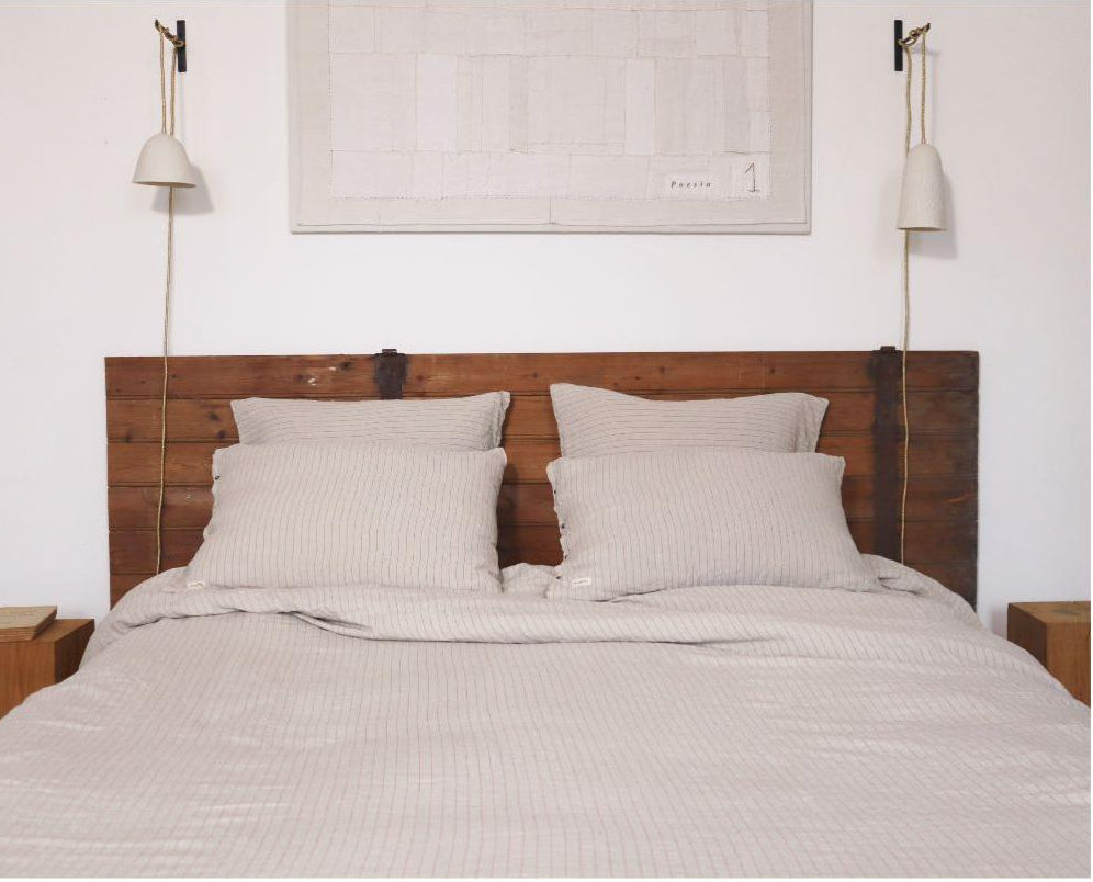 Washed Linen Pillowcase - Lou - Terracotta
