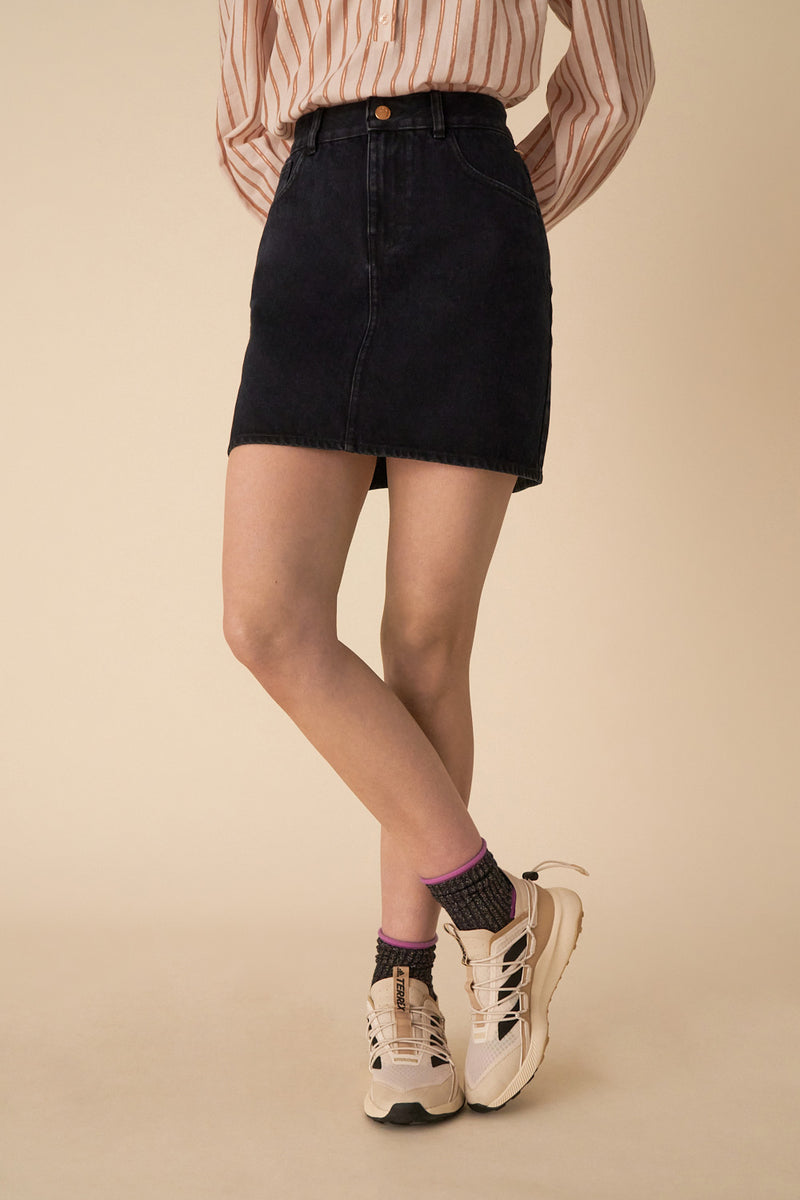 Loubaba Skirt - Charcoal