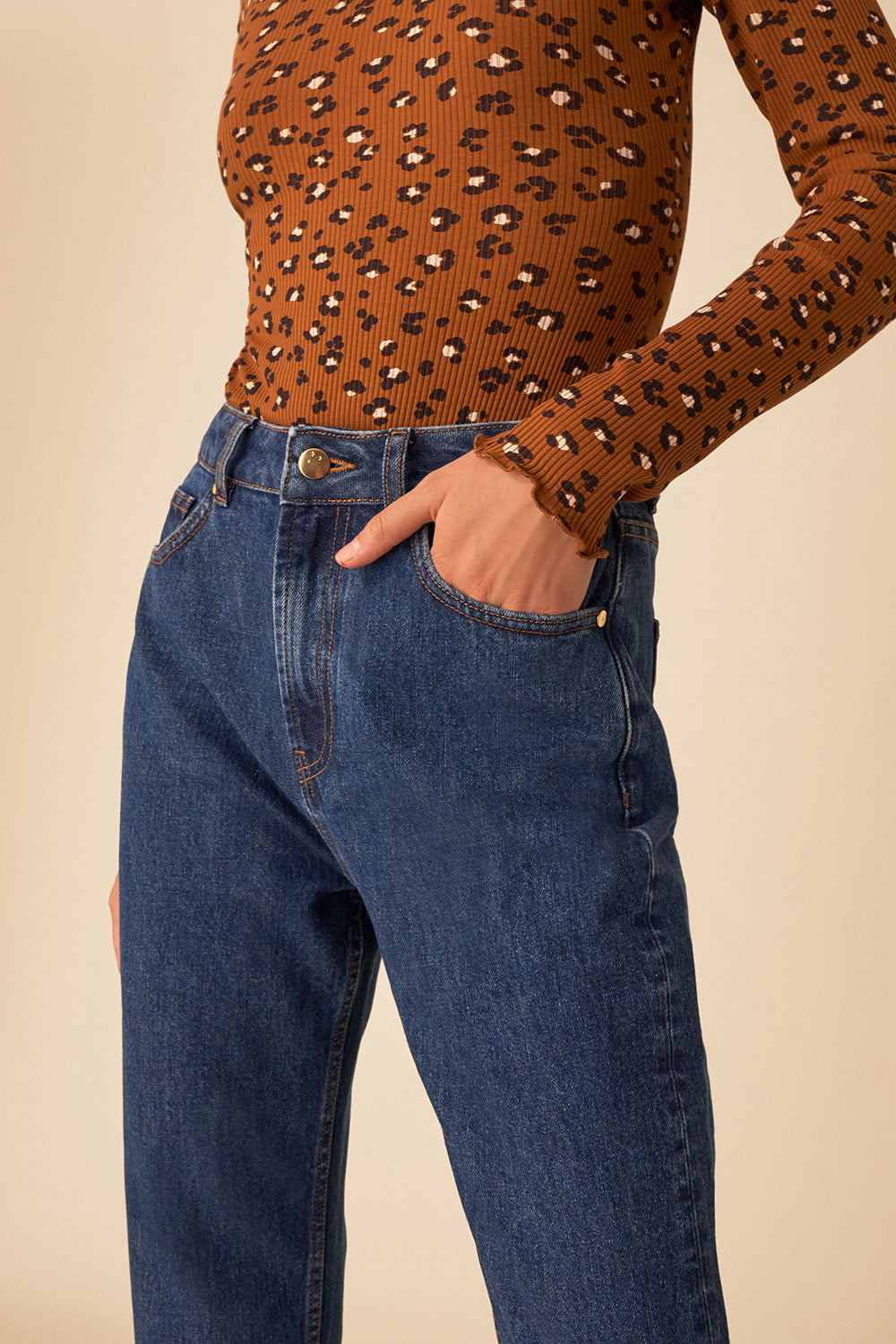 Louis1 jeans - Stone Blue Denim