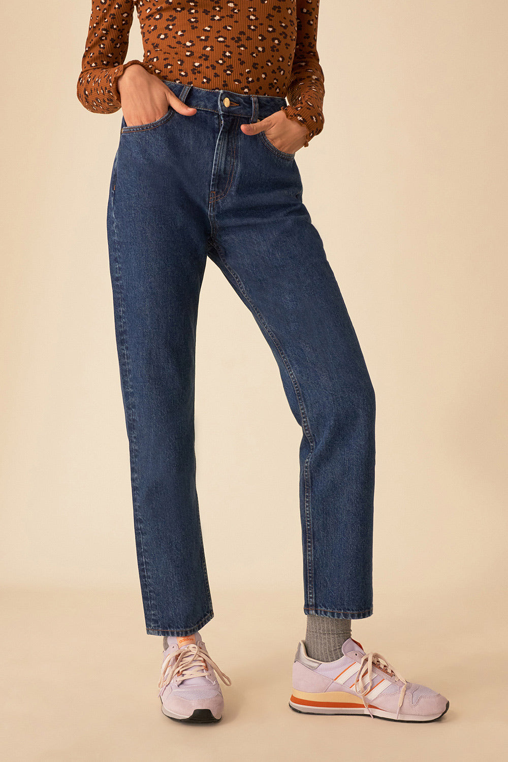Louis1 jeans - Stone Blue Denim