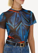 Louisa Ballou - Tee Shirt - Blue - Femme