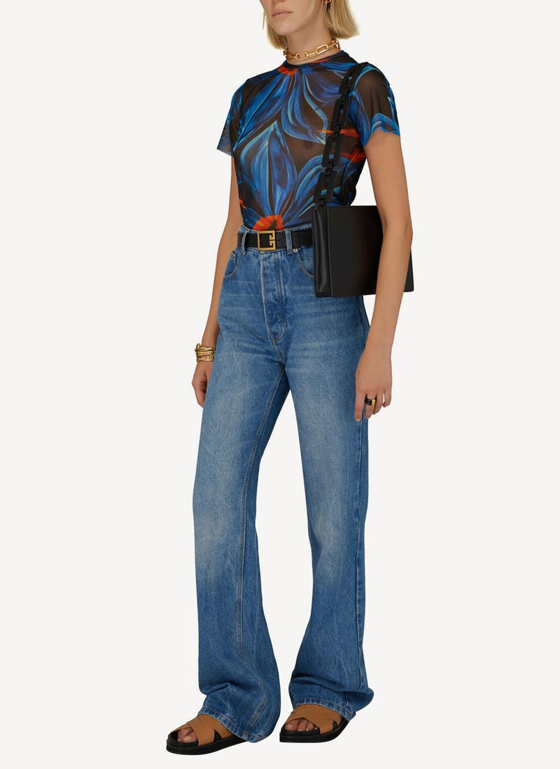 Louisa Ballou - Tee Shirt - Blue - Femme