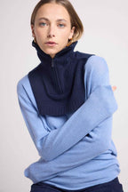 Cuello Camionero Louise - Azul Marino