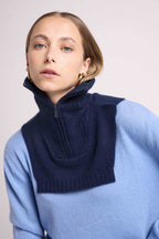 Cuello Camionero Louise - Azul Marino