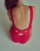 Maillot Une Pièce Louise J. - Fuchsia