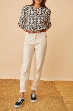 Louisette 3 Jeans - Cream
