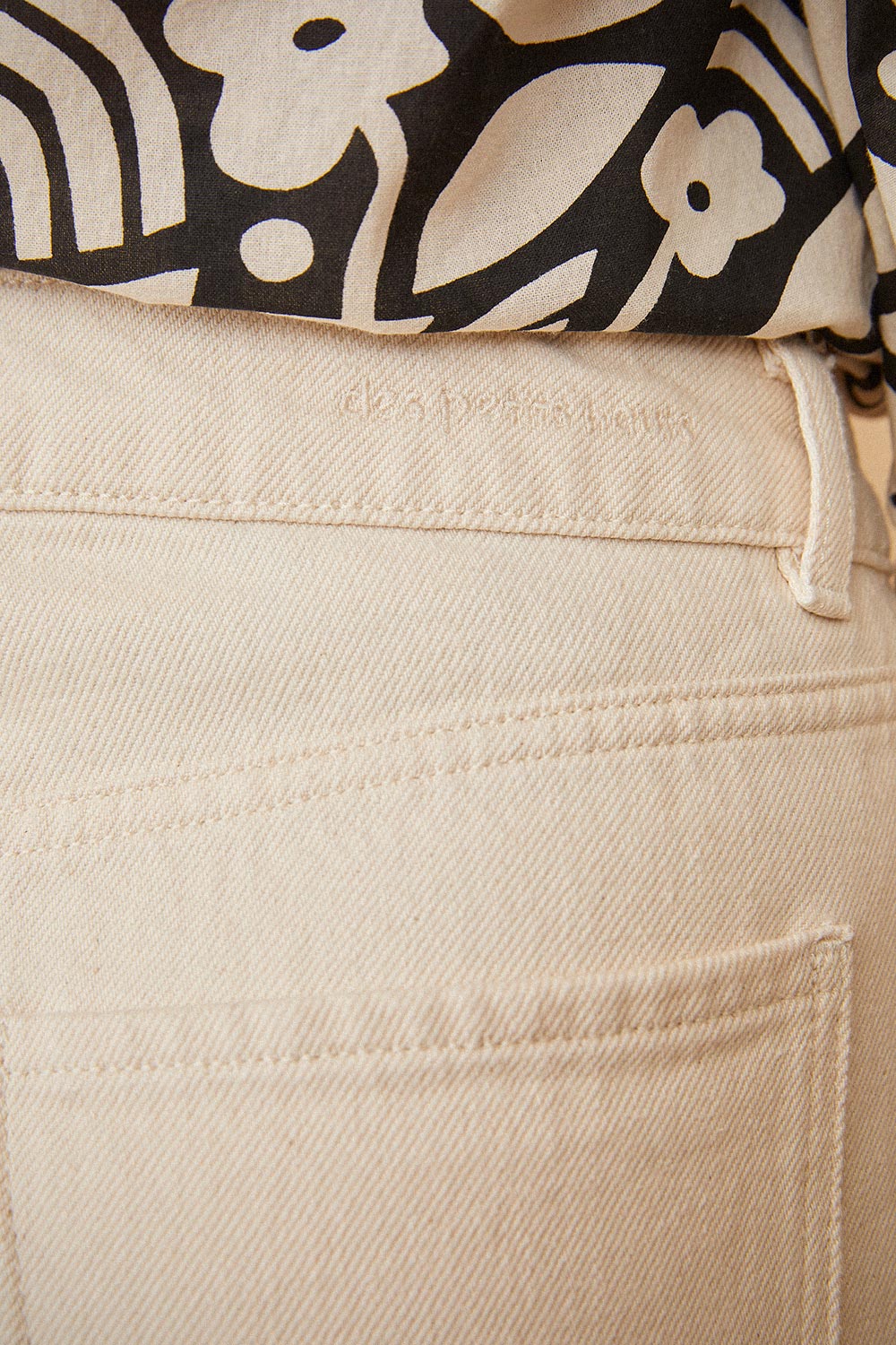 Louisette 3 Jeans - Cream