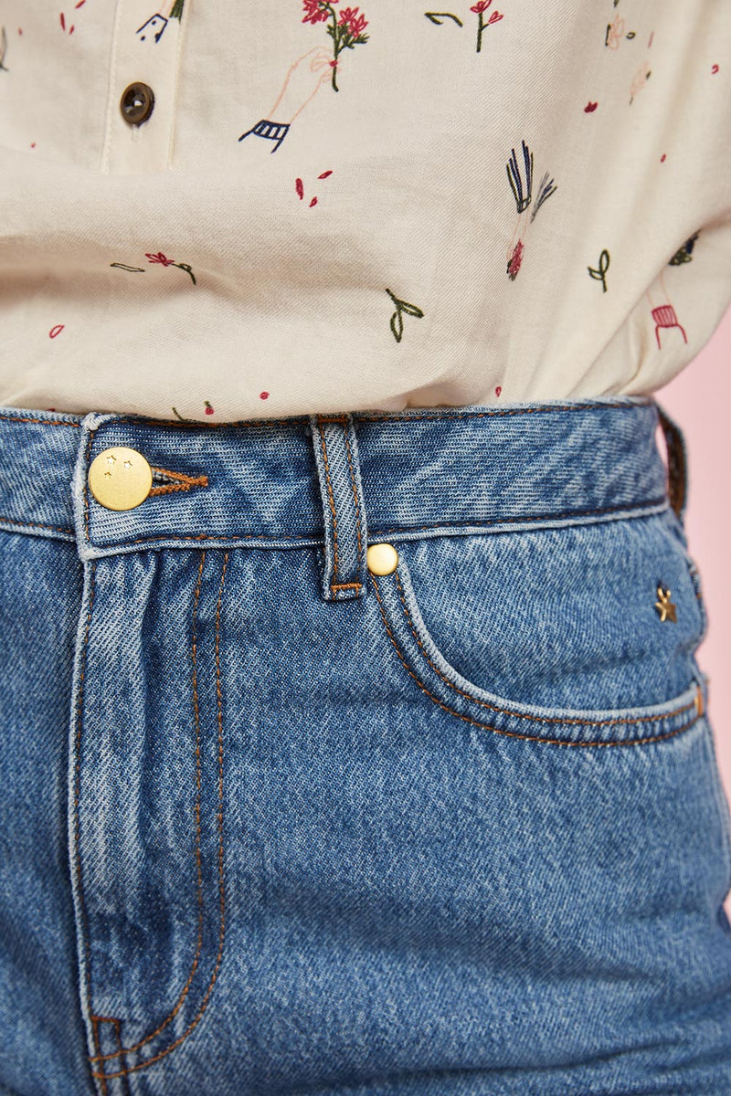 Vaqueros Louisette - Azul Denim