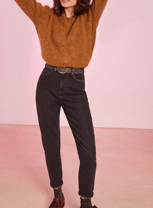 Vaqueros Louisette - Negro Piedra