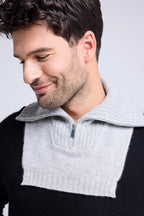 Collo Con Zip Louise - Grigio Chiaro