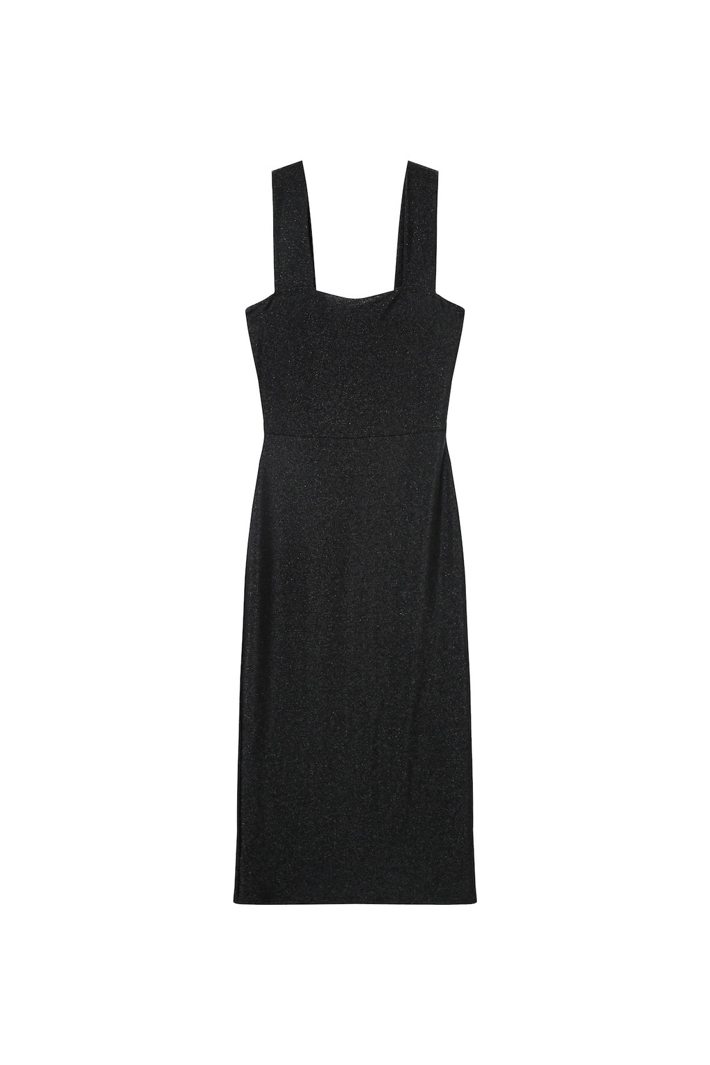 Robe Mi-Longue Louise - Noir