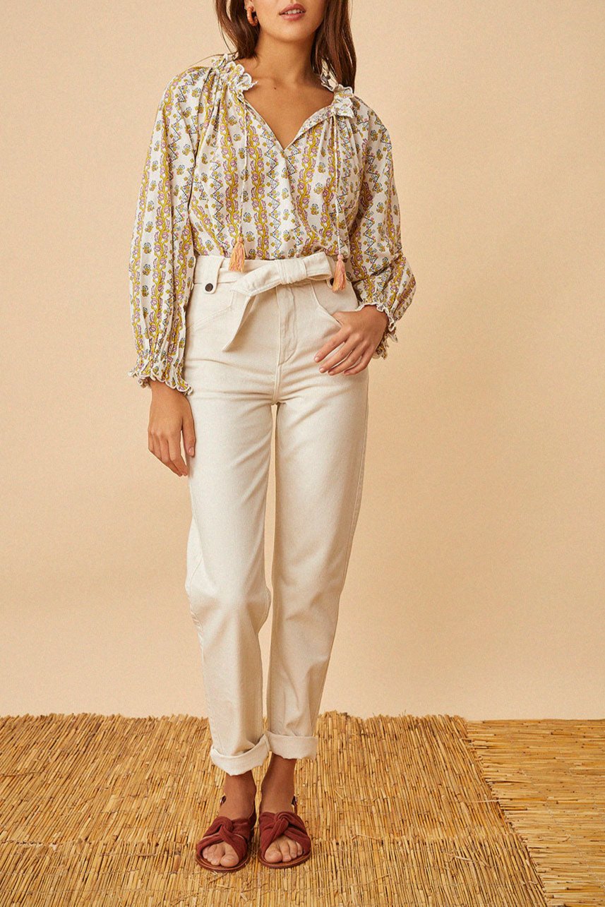 Pantalones Louisiana - Crema