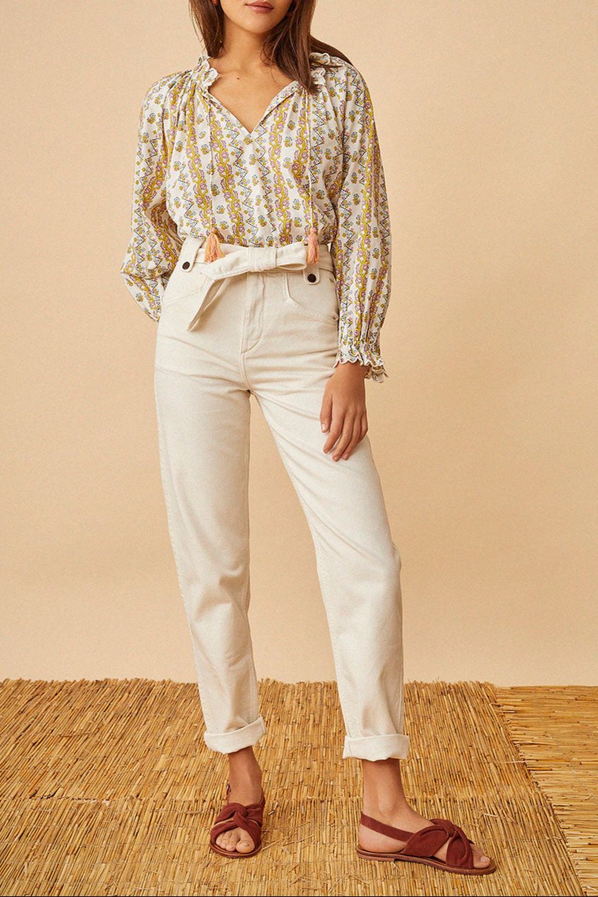 Pantalones Louisiana - Crema