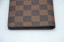 Cartera Louis Vuitton de lona revestida Damier Ebene