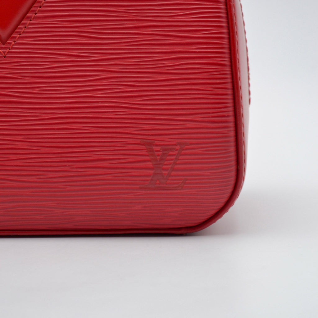 Sac Jasmin Louis Vuitton Cuir Épi Rouge