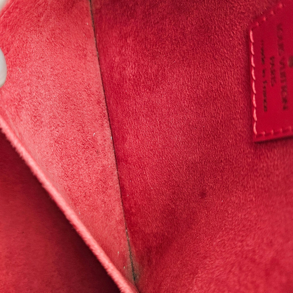 Sac Jasmin Louis Vuitton Cuir Épi Rouge
