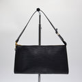 Pochette Louis Vuitton Accesorios Cuero Épi Negro