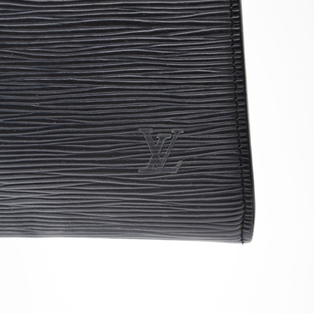 Pochette Louis Vuitton Accesorios Cuero Épi Negro