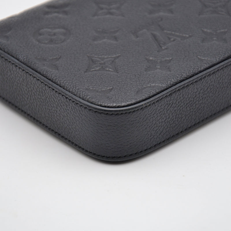 Louis Vuitton Félicie Empreinte Pochette Negro