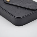 Louis Vuitton Félicie Empreinte Pochette Negro