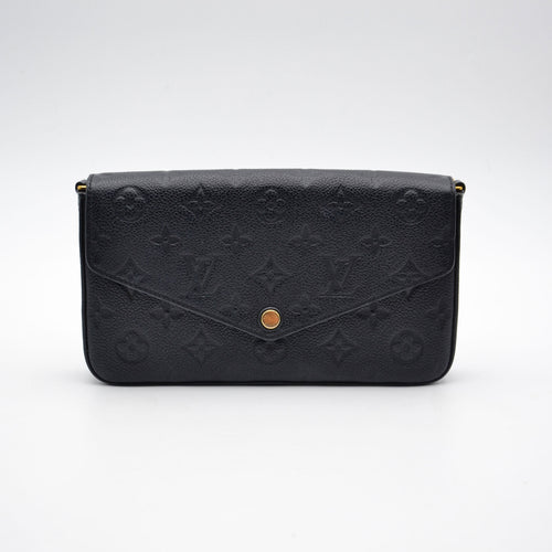 Louis Vuitton Pochette Félicie Empreinte Noir