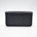Louis Vuitton Félicie Empreinte Pochette Negro