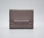 Portefeuille Louis Vuitton Trifold Cuir Épi Lilas