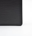 Louis Vuitton Card Holder Epi Leather Black Unisex