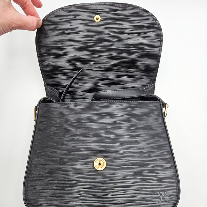 Louis Vuitton Saint Cloud Gm Cuir Épi Noir