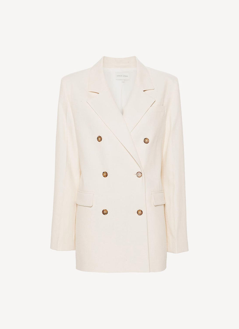 Loulou Studio - Blazer - White - Femme