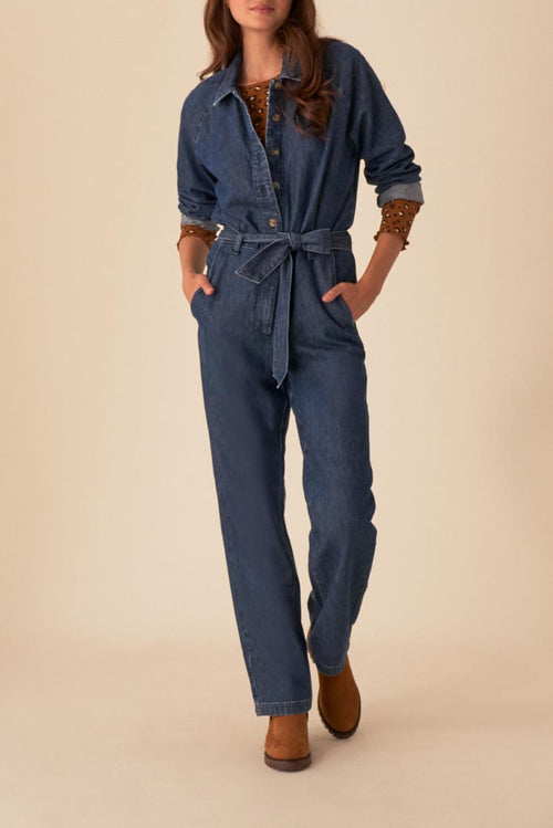 Loustik Jumpsuit - Stone Blue Denim