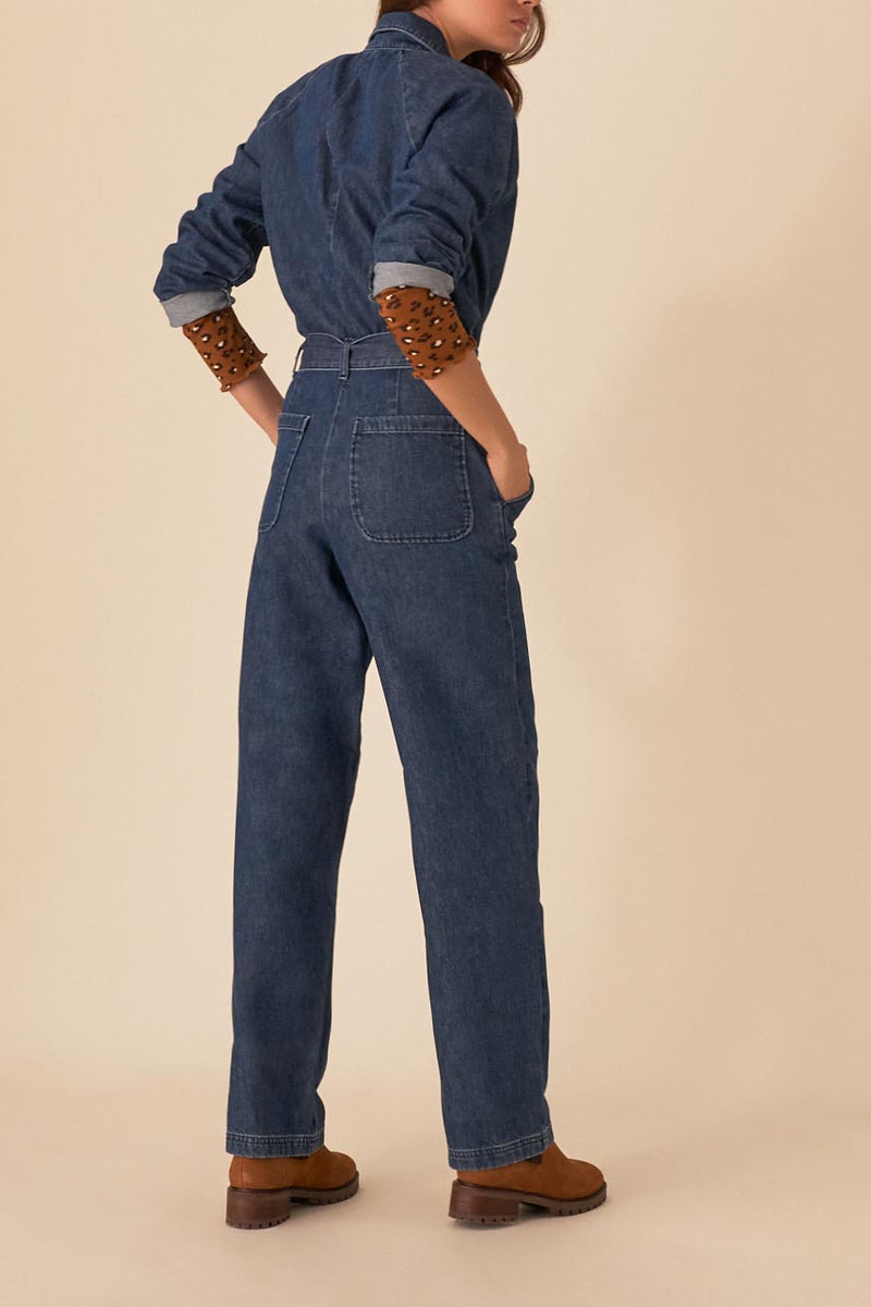 Loustik Jumpsuit - Stone Blue Denim