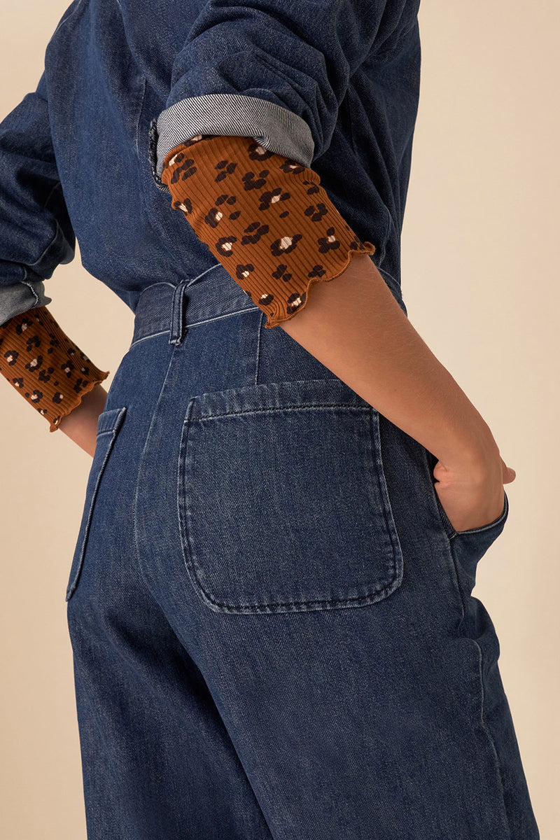 Loustik Jumpsuit - Stone Blue Denim
