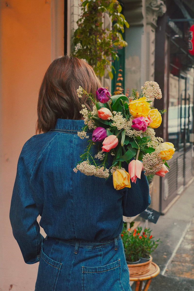 Loustik Jumpsuit - Stone Blue Denim