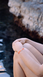 Bracelet Louvoyer - Orange Fluo