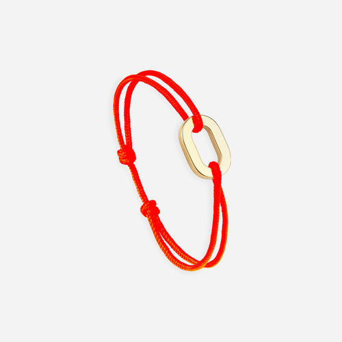 Bracelet Louvoyer - Orange Fluo
