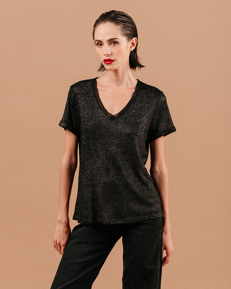 Camiseta Amante - Negro