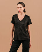 Camiseta Amante - Negro