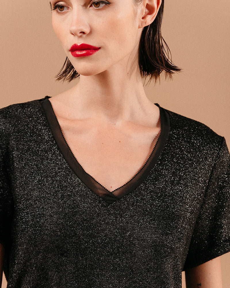 Camiseta Amante - Negro