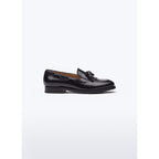Spazolatto Leather Tassel Loafers - Black