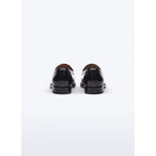 Spazolatto Leather Tassel Loafers - Black