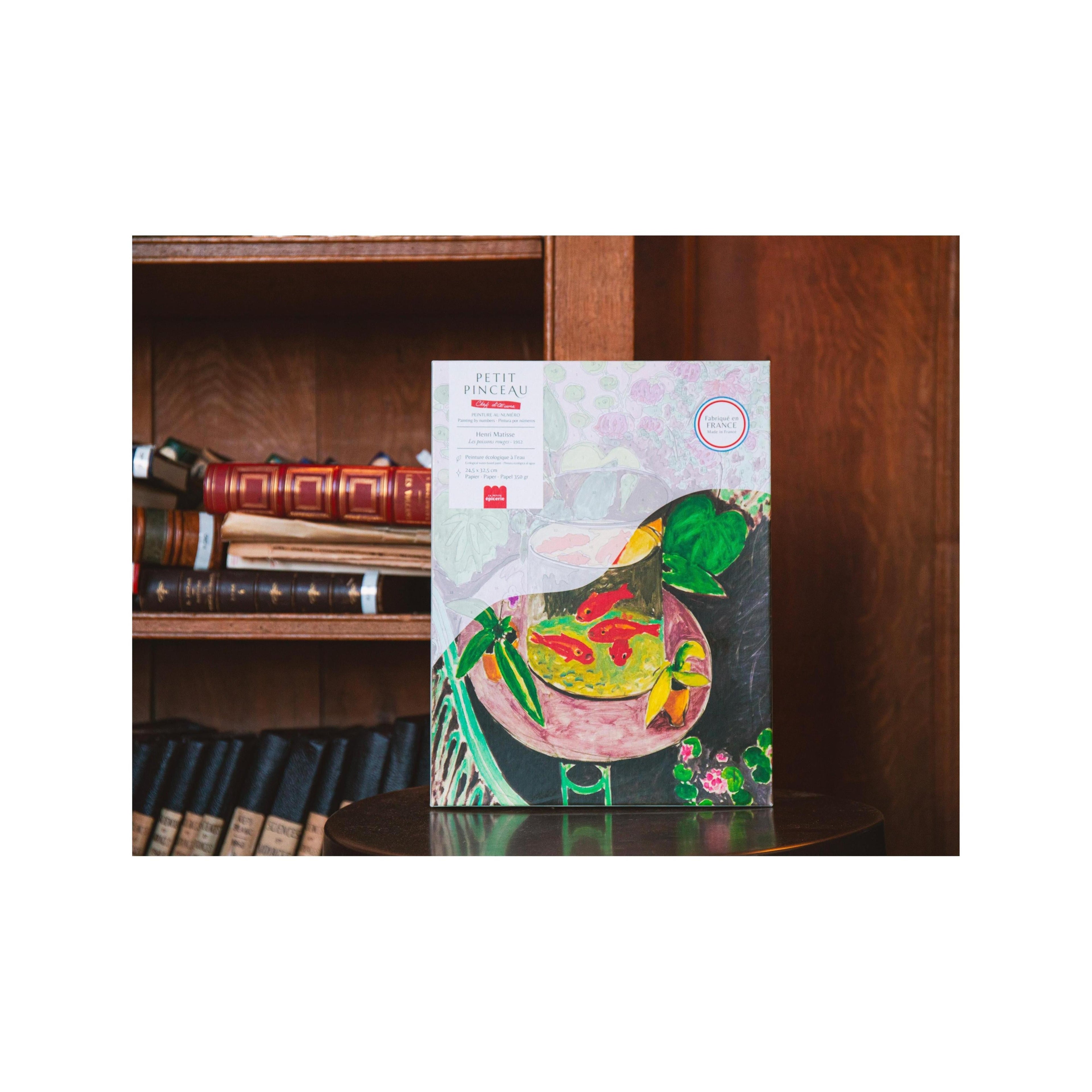 Paint By Number Box - Small Brush - Red Fish, Henri Matisse