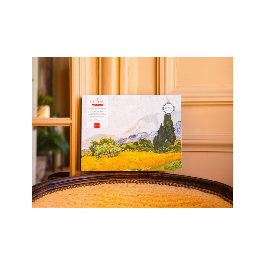 Paint By Number Box - Small Brush - Golden Wheat Cypress, Vincent Van Gogh