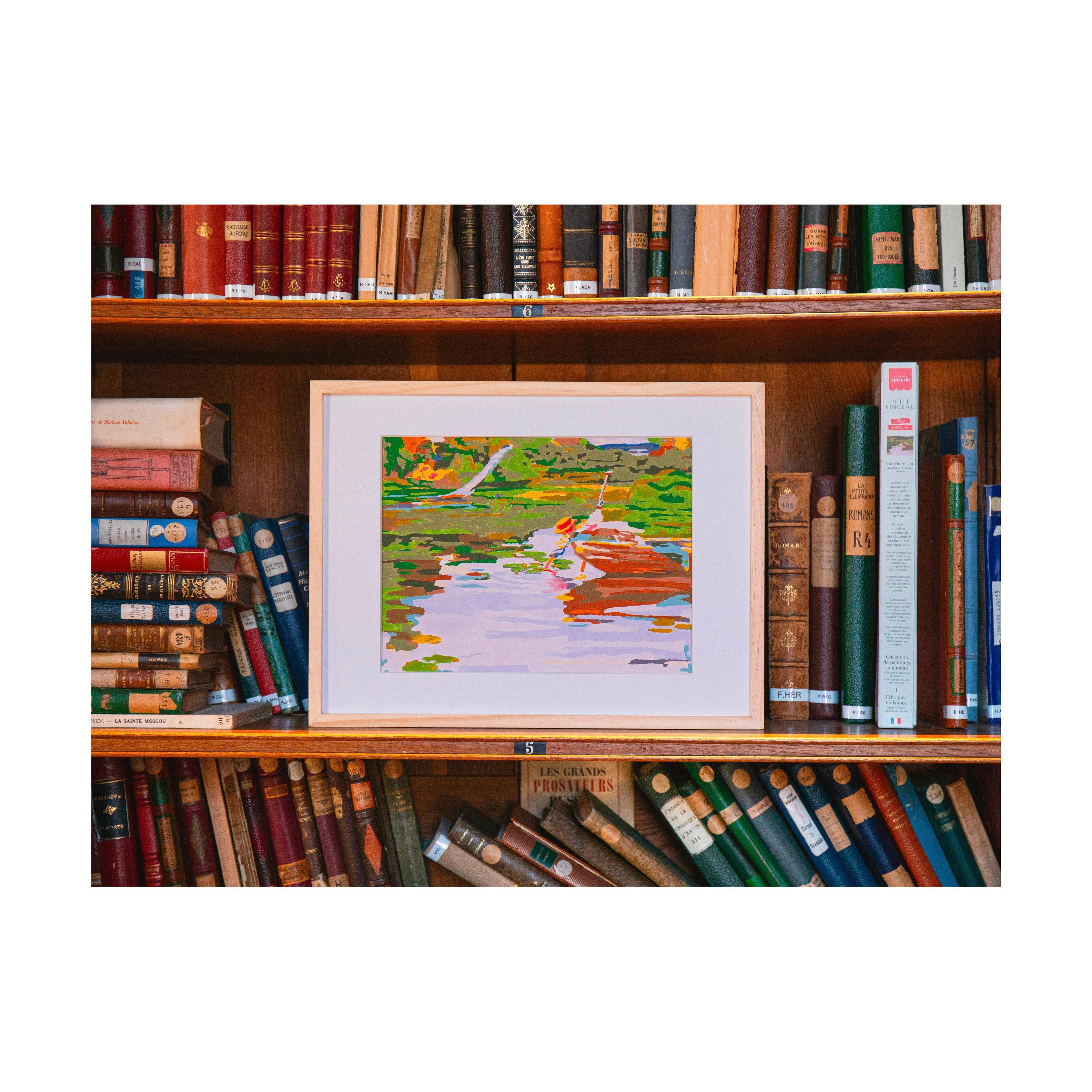 Coffret Peinture Au Numéro - Petit Pinceau - Mâdchen Im Kahn, Curt Herrmann